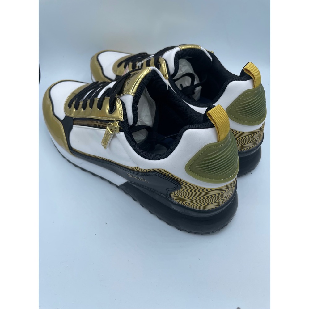 Mazino Spinel-035 Mens Fashion Sneakers Gold White Black Size 15 JMS2182103S - Picture 4 of 9